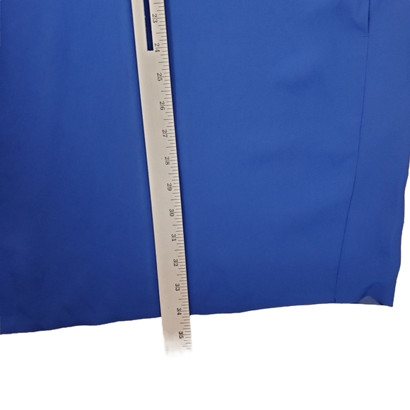 Everlane Japanese GoWeave Front Zip Dress Size 00 Blue Relaxed Fit - Picture 15 of 15